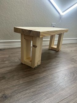 Wooden kids bench