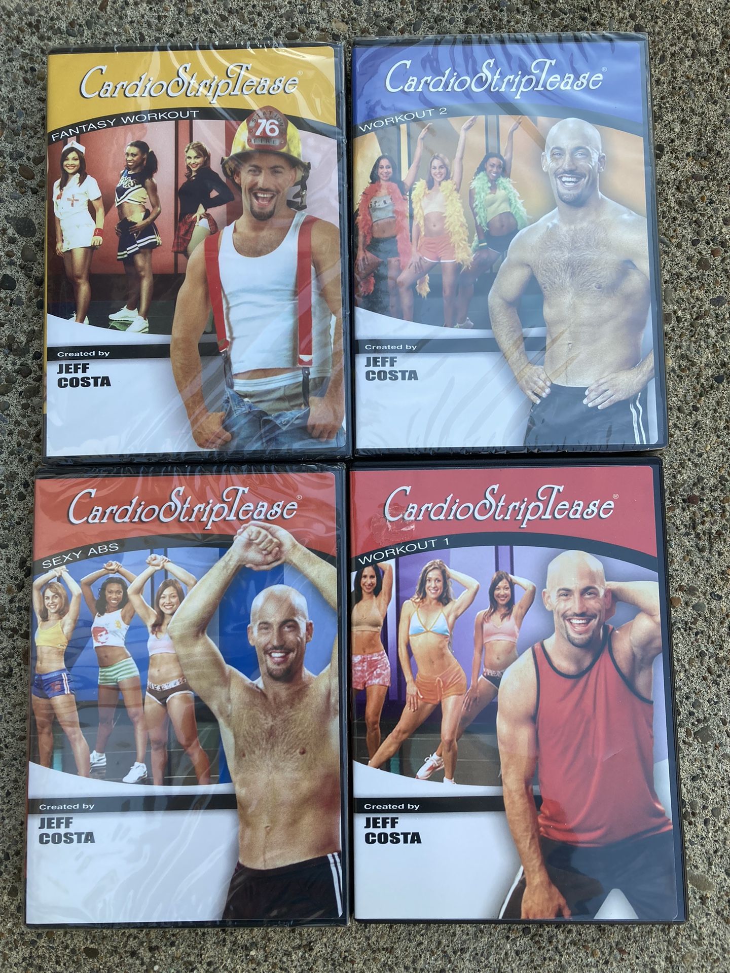4 Cardio Strip Exercise DVDs