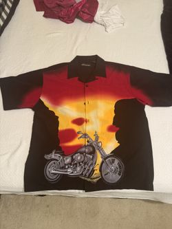 No Boundaries  Sunset  Motorcycle Shirt