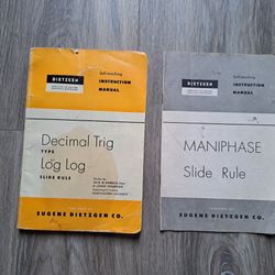 Vintage Slide Rule Manuals  - Dietzgen