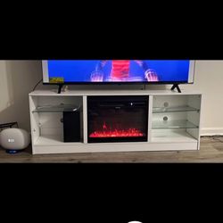 Tv Stand With Fireplace