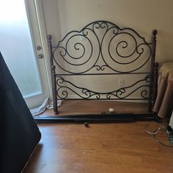 Queen Headboard and footboard and bed rails