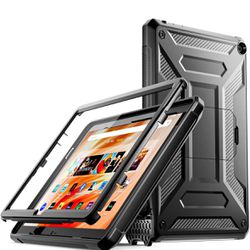 Amazon Fire HD 10 & Fire HD 10 Kids Pro Tablet Case (Only 13th Gen, 2023 Release), DJ&RPPQ Full Body Rugged Hands-Free Viewing Stand Back Cover with S