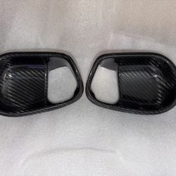 1994 to 2004 Mustang carbon fiber door latch bezels