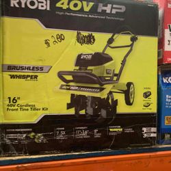 Ryobi 16in Front Tine Tiller Kit