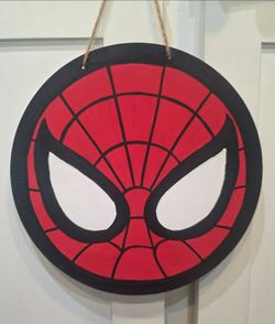 Handpainted Hanging Wooden Decor