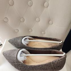 Women's Pumps Kitten Heels Pointed Toe Knit Slip On Foldable Comfortable