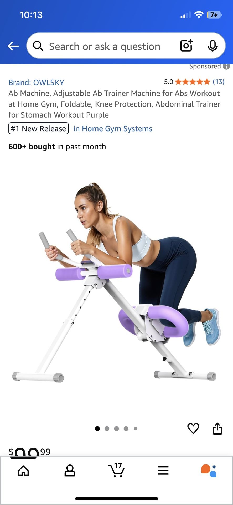Merach Adjustable Ab Machine