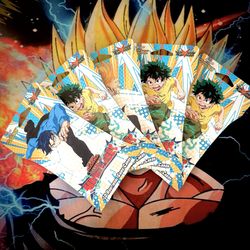 5 Packs Of My Hero Academia CCG Heroes Clash Booster Packs Sealed – 10 Cards Each