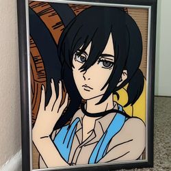 Glass Anime Painting Attack on Titan Custom Portraits Of Friends, Family, & Pets LOCATED IN COVINA