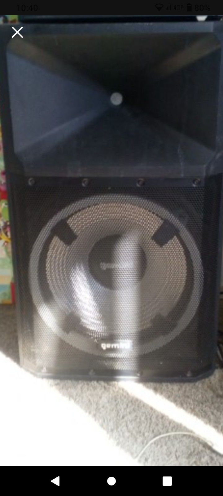 Gemini Bluetooth Speaker 2,200 Watts 