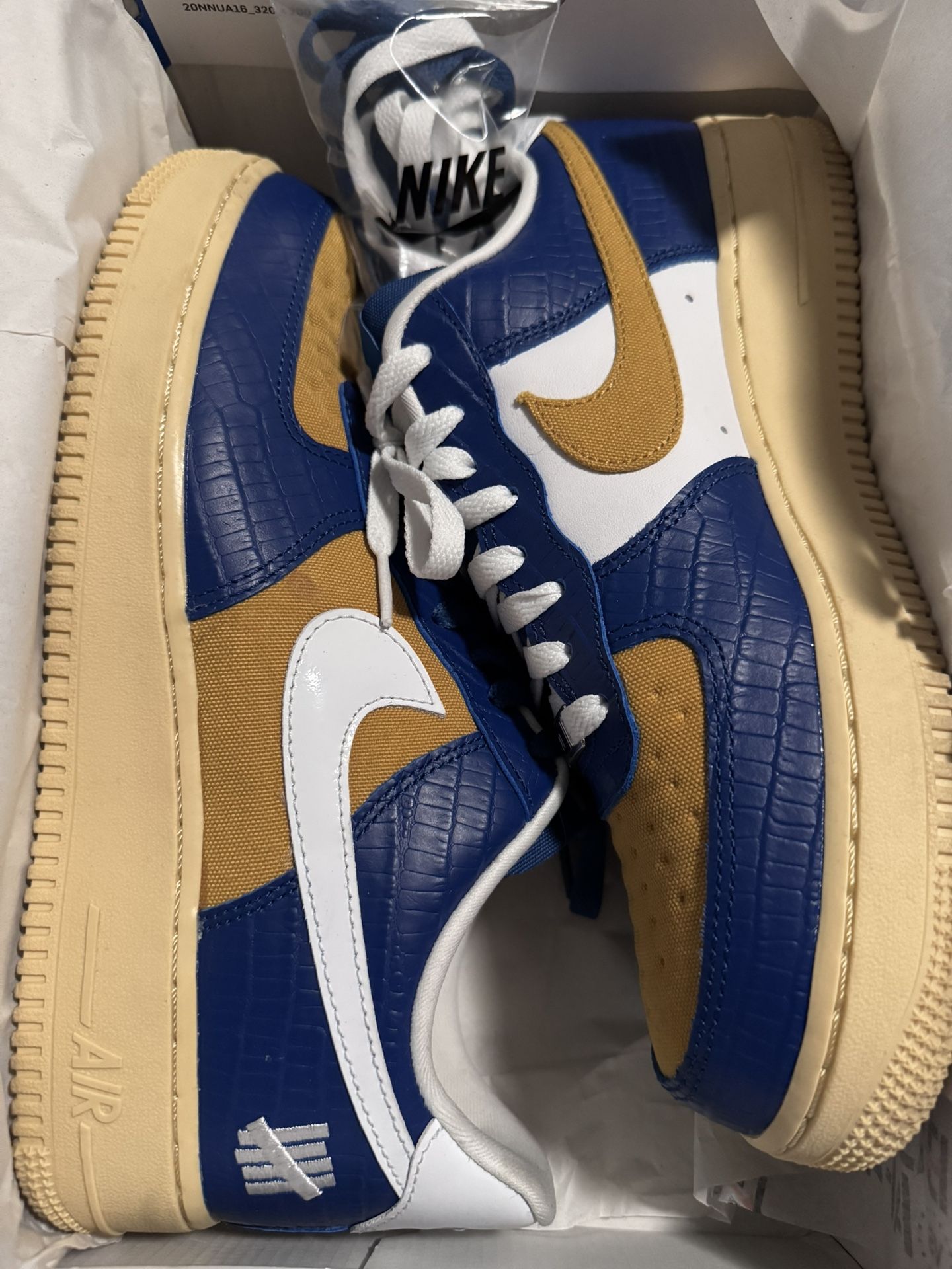 Nike Air Force '5 On It Blue Yellow Croc'