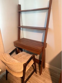 Mid century modern ladder desk