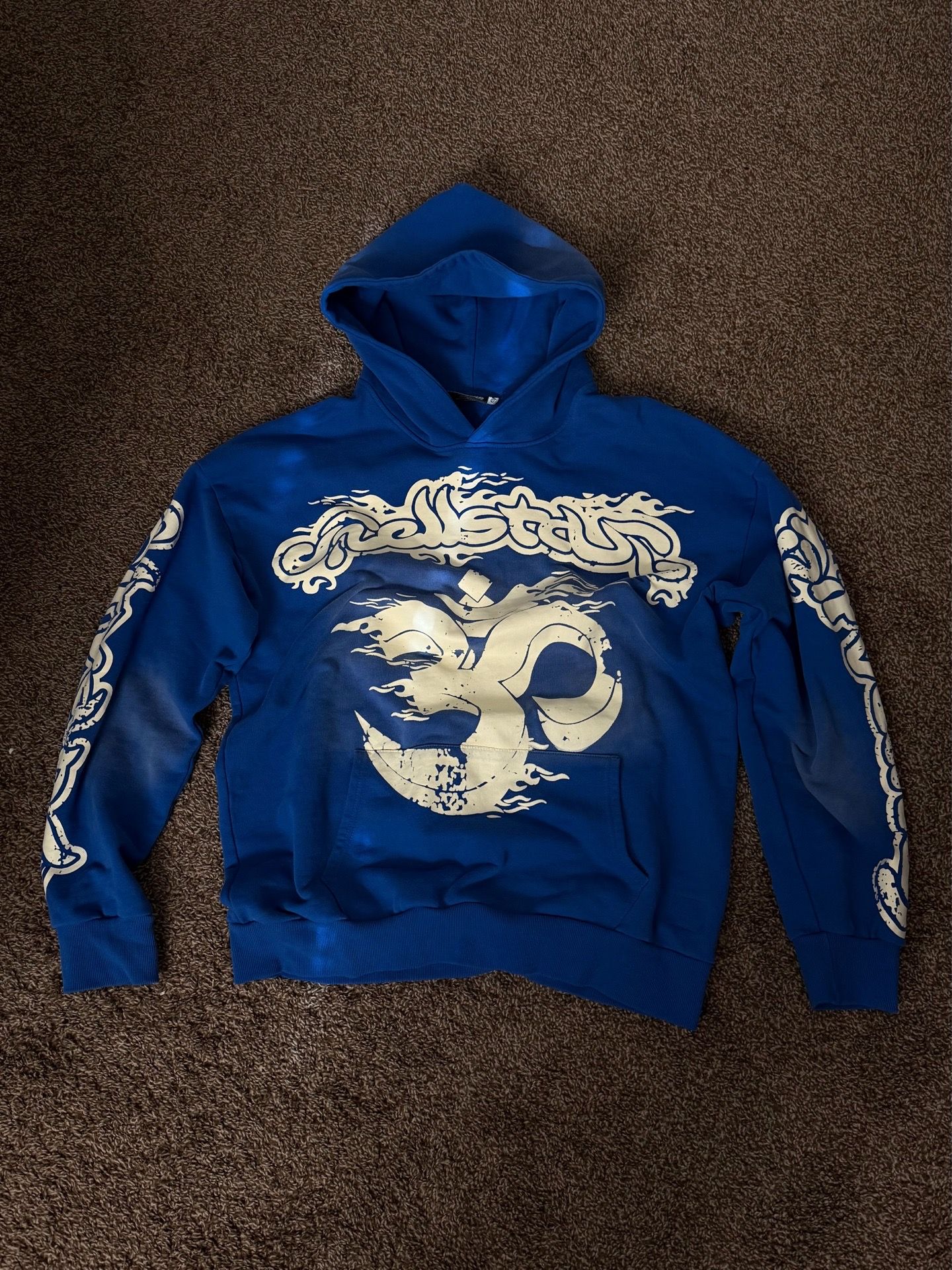 Blue HellStar Hoodie Size L