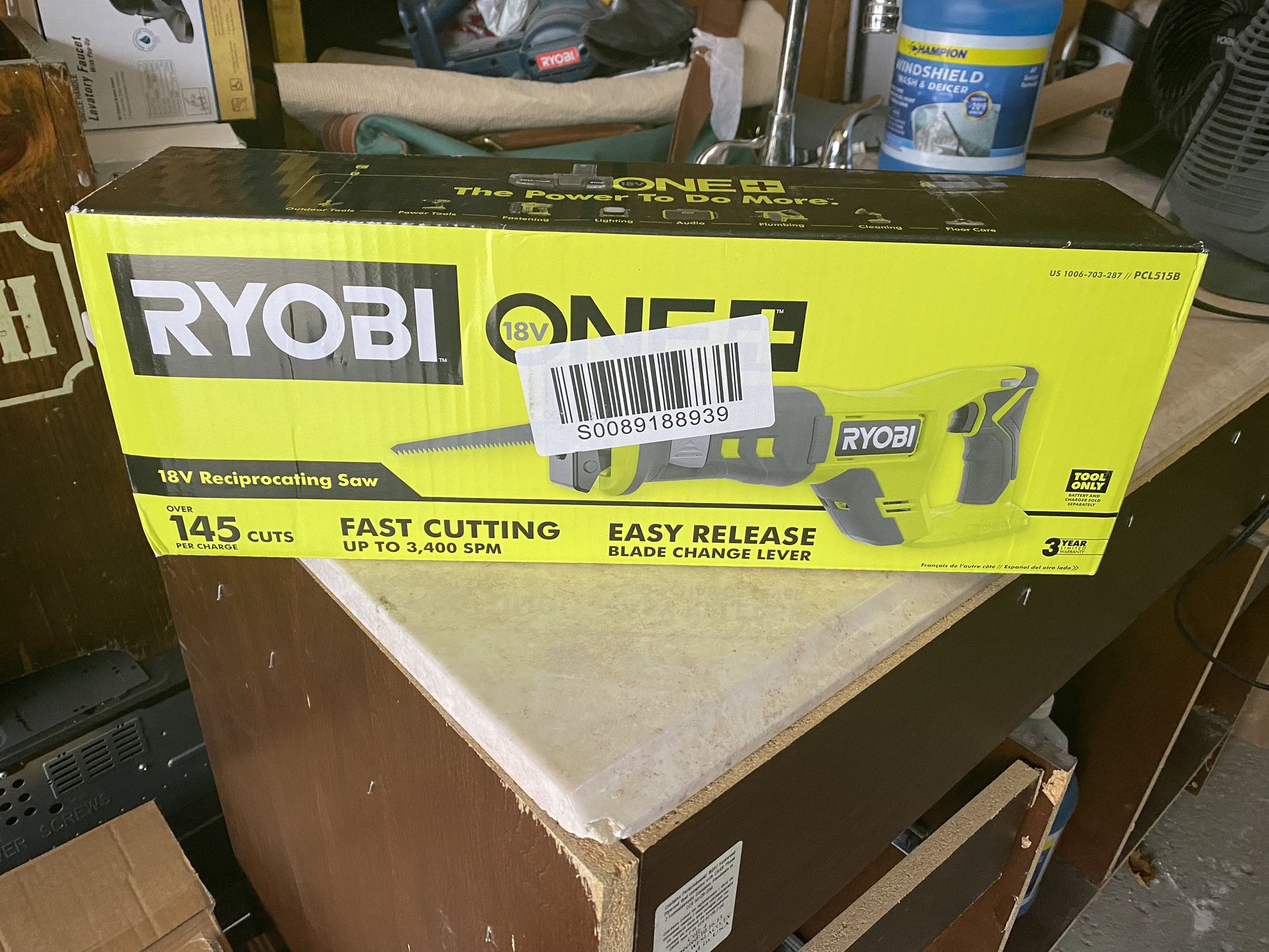 Ryobi ONE+ 18V Cordless Reciprocating Saw (Tool Only)