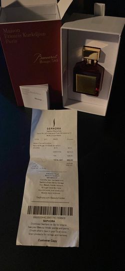 Brand new baccart rouge 540