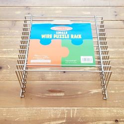 MELISSA & DOUG WIRE PUZZLE RACK - HOLDS 12 PUZZLES **BRAND NEW**
