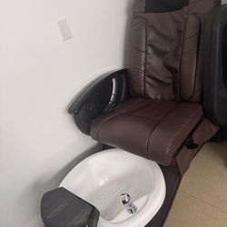 Massage pedicure chair