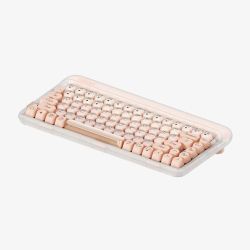 Wireless Bluetooth keyboard with mechanical backlit keys
