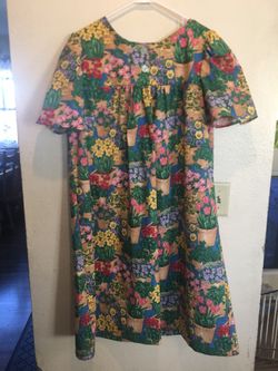 $25 Hand Made Cotton Muumuu 