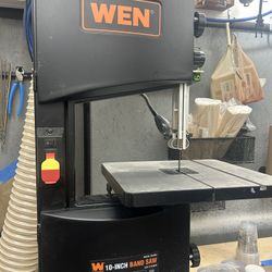 WEN 10 Inch Bandsaw 3.5 Amps 