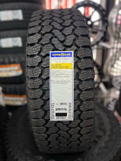 LT 315-70r17 r/t GOOD YEAR wrangler territory