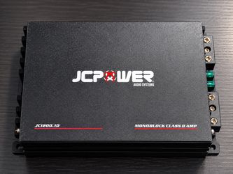 JC Power JC1200.1D Monoblock Class D Amp