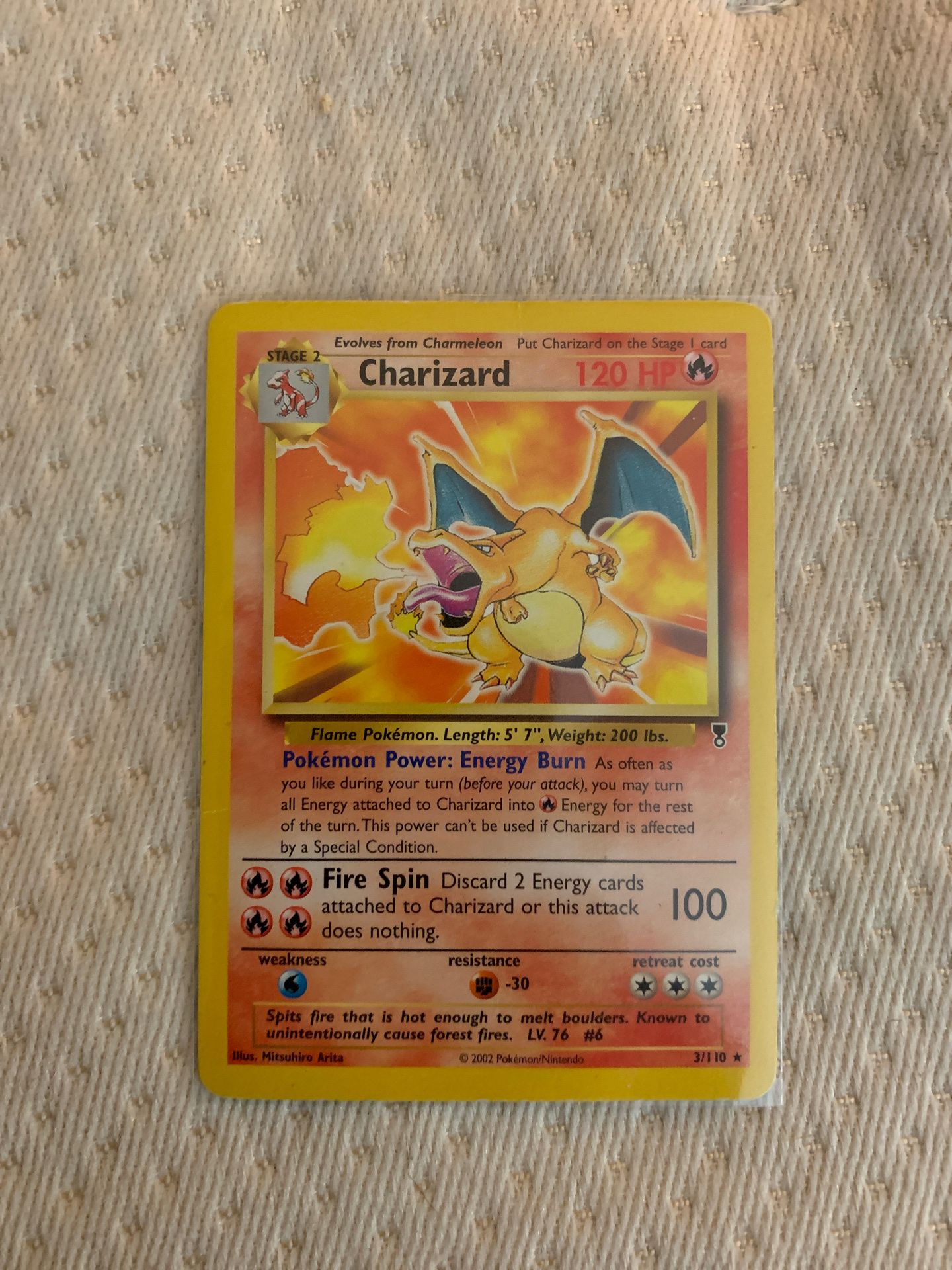 Charizard (3/110), Busca de Cards