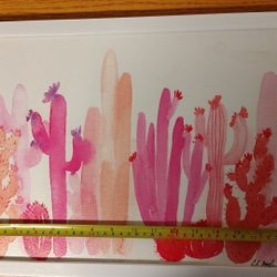 Beautifully Done Pink Watercolor Picture
