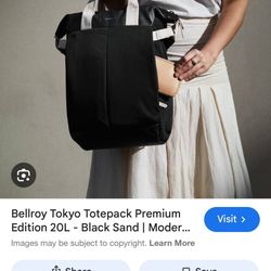 Bellroy Tokyo Tote pack Black Sand 