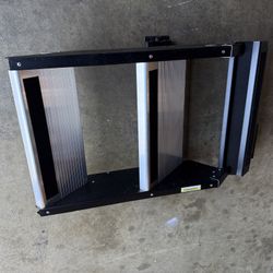 Mor/Ryde STP-201 Manual Retractable Entry 2 Step 24" Wide 29-1/2" Height Silver