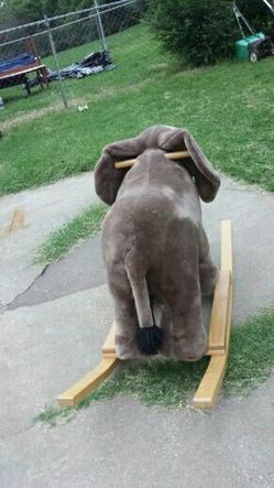 Steiff trampili rocking elephant from Barneys of New York