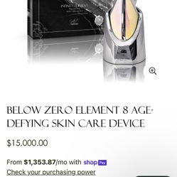 BRAND NEW BELOW ZERO® INFINITY ELEMENT Age-Defying Skincare Device