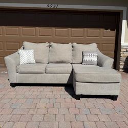 Beige Sectional Sofa With Pullout Bed 