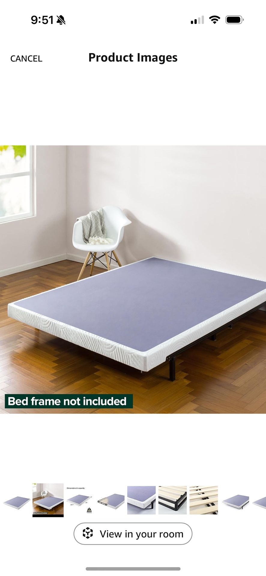 4” King Size Box Spring