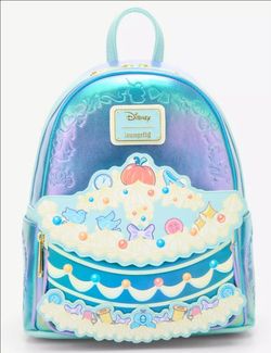Loungefly Disney Cinderella Cake Iridescent Mini Backpack