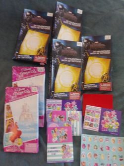 7 packs Valentines with tattoos. nib
