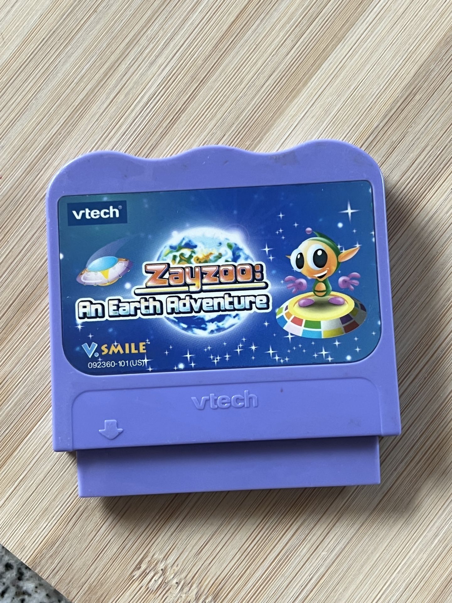 VTech VSmile Zayzoo: An Earth Adventure game cartridge