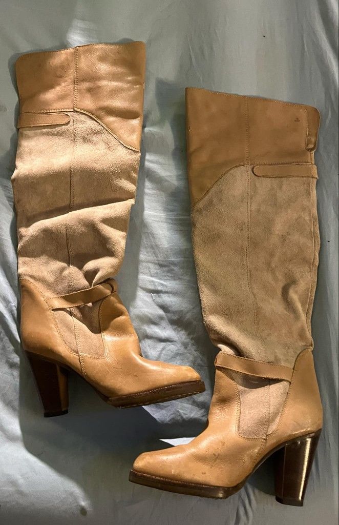 Vintage Zodiac Tan Leather Cow Girl