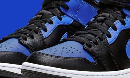 Jordan 1 Mid Royal Toe