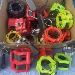 … Weightlifting Bar Collars - Big Selection … A Must Have For The Muscle Head In The Family … Various Types / Kinds ( Low Price ) 