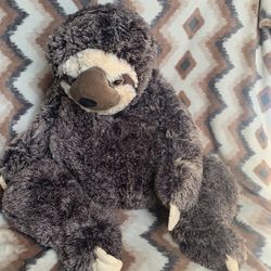 36" Big XL Jumbo Sloth Soft Brown Stuffed Animal Toy Walmart All Plush