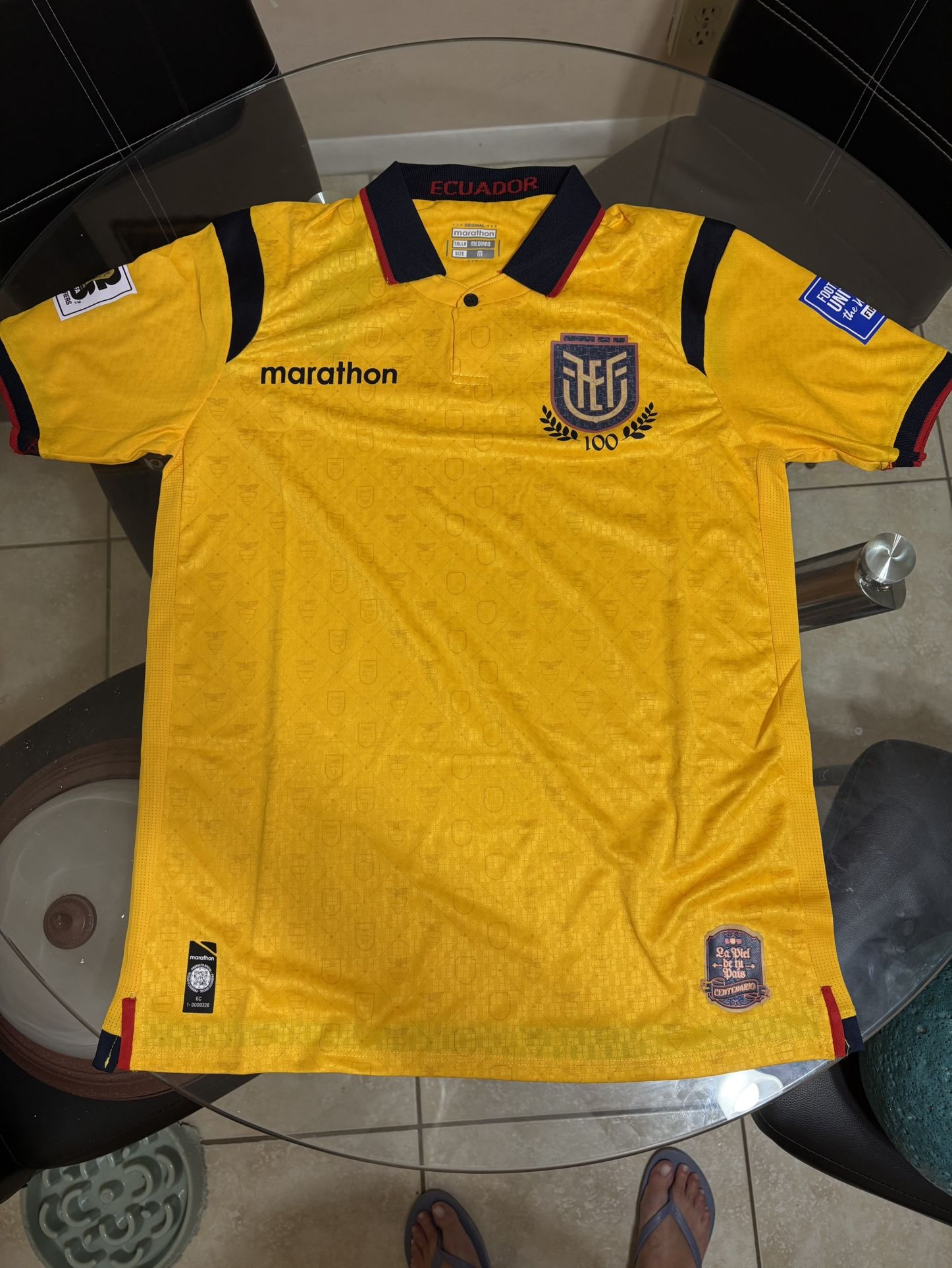 Ecuador 100th Year Jersey/Camiseta Seleccion Ecuatoriana