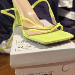 Neon Sandals Size 10