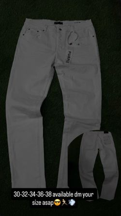 Purple jeans (white)