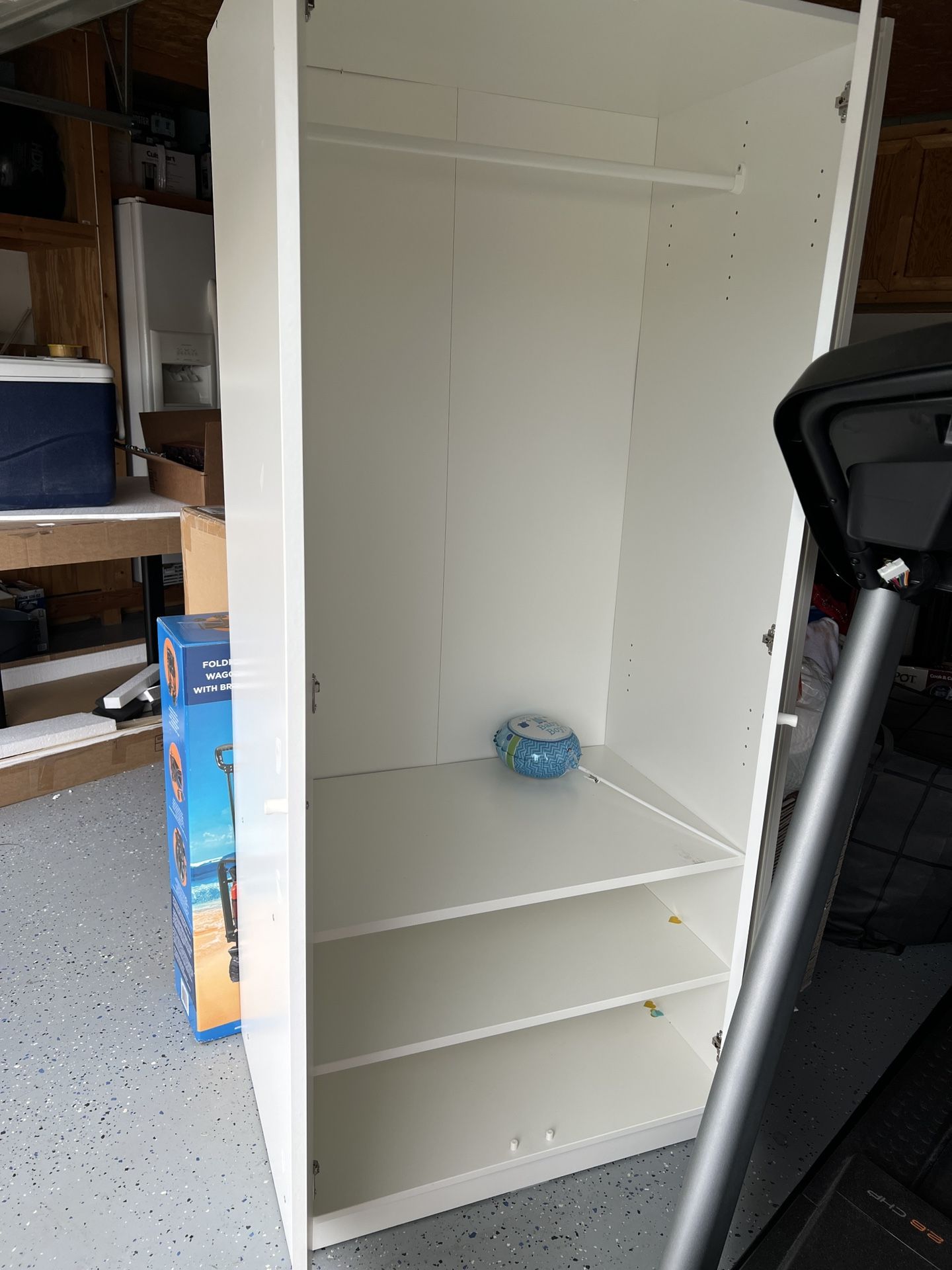 IKEA KLEPPSTAD Wardrobe – White, Used Once –