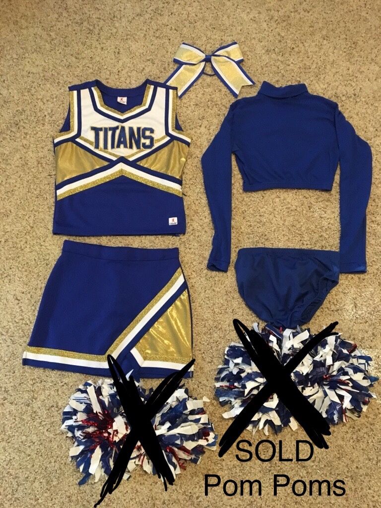 Chasse Cheer Uniform (Sold Pom Poms)