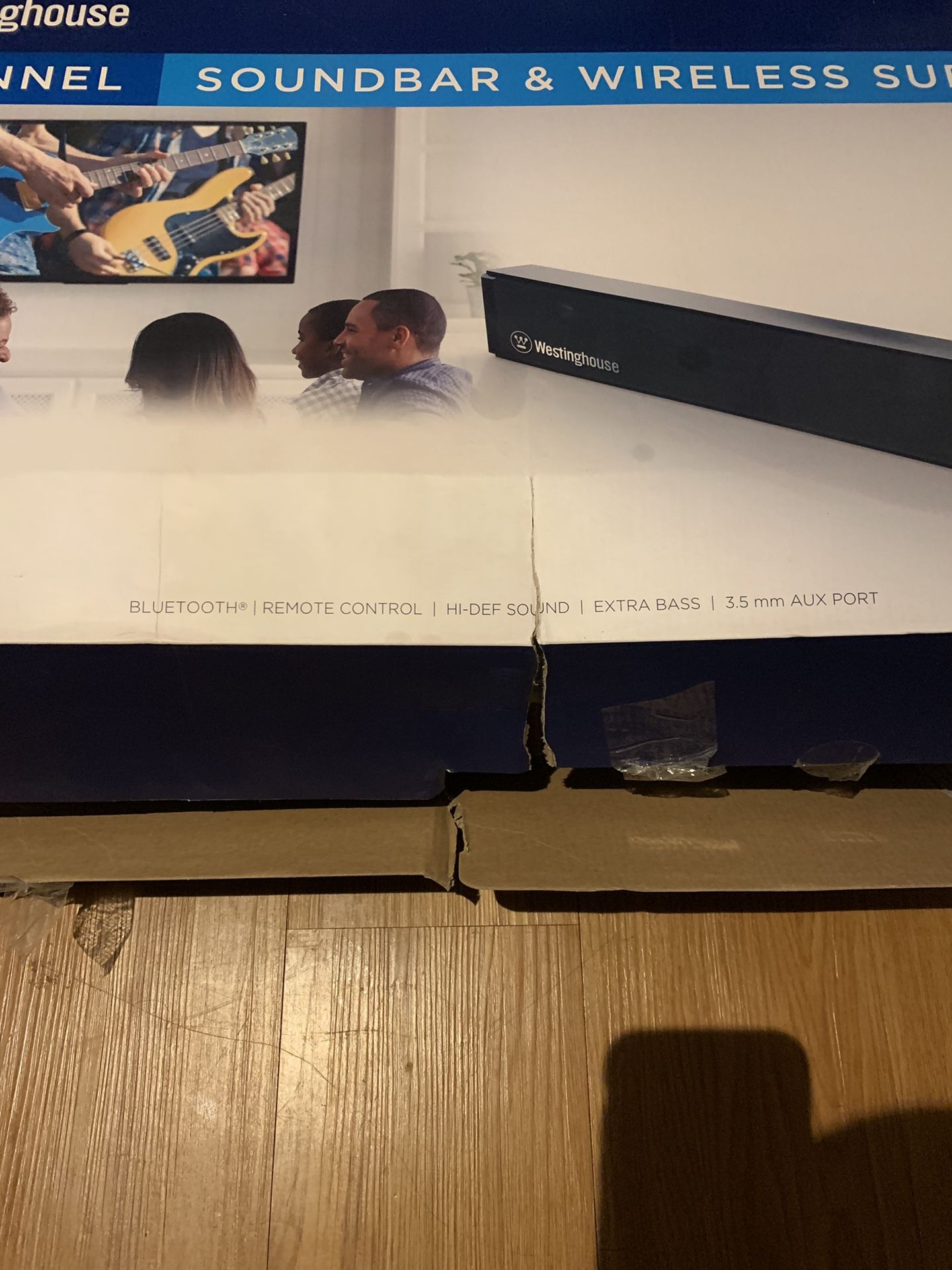 Westinghouse 2.1 Channel Soundbar & Wireless Subwoofer *BRAND NEW