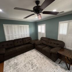 Living Room Couch Set. Tables Included. 