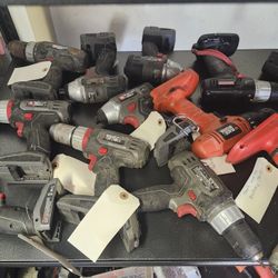 Variety Of Working Power Drills